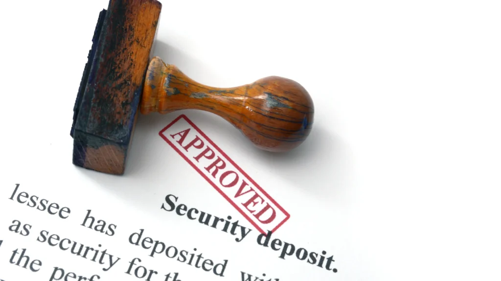 Security deposit - approved