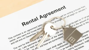 Rental agreement paperwork