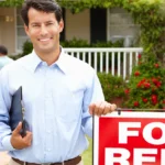 Property management agent at work