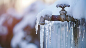 Frozen Water Spigot